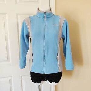 Girl's The North Face fleece zip jacket sz L